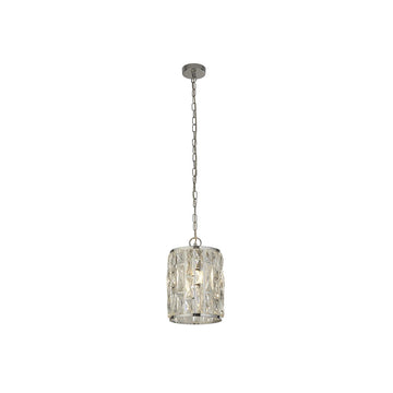 Searchlight Single Pendant Lamp – Chrome Finish