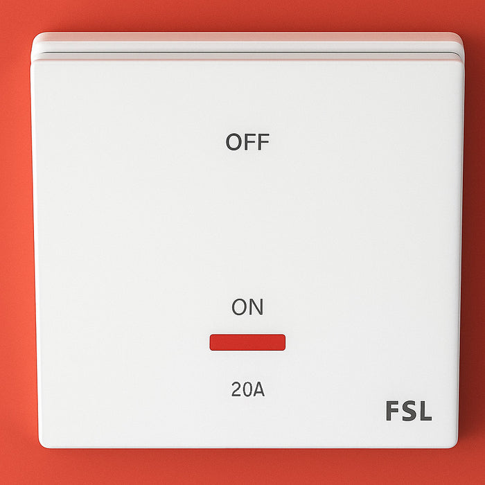 FSL 1 Gang 20A DP Indicator Switch – Sleek & Reliable Power Control