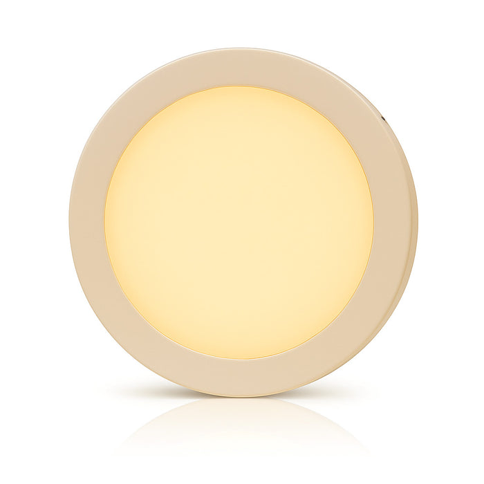 8W Round Recessed LED Panel Light – Warm White