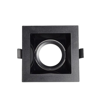 BLack Square Spotlight Frame – 125x125mm, Cut-Out 110x110mm