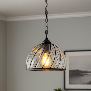 Contemporary Black Pendant Light