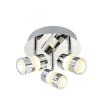 Searchlight 3-Light Bathroom Spotlight, IP44 Rated