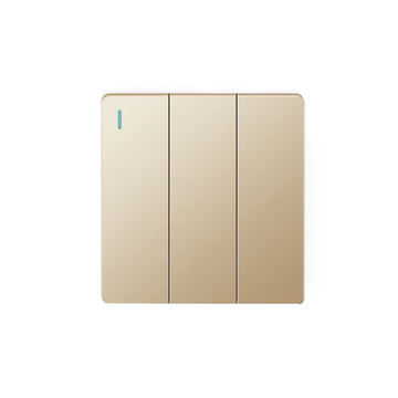 FSL 3 Gang Two Way Switch – Golden Modular Multi-Point Control
