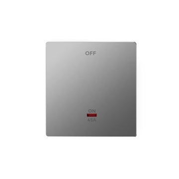 FSL 1 Gang 45A DP Indicator Switch – Grey Modular Heavy-Duty