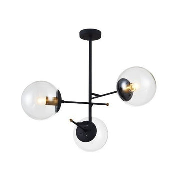 Modern Pendant Lamp DL1140 – 3 x E27, Max 40W – Black & Copper Finish