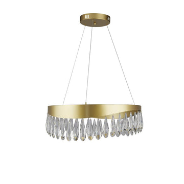 Searchlight SL-19210-1GO Luxury LED Pendant Lamp – Gold Finish