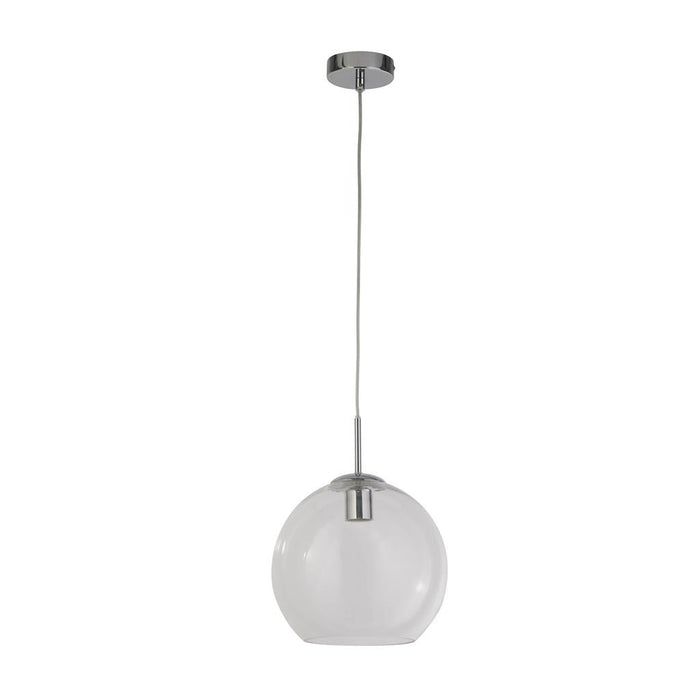 Searchlight Balls 1-Light Round Pendant Lamp – 25 cm Clear Glass