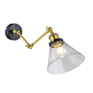YD-WWL59 Wall Lamp – 1 x E27, Clear Glass